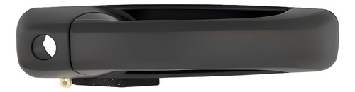MANIJA EXTERIOR DG RAM 1500/2500/3500 09-18  CON HOYO PARA LLAVE CORRUGADA NEGRA PLASTICO HUSHAN Derecho Delantera  