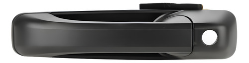 MANIJA EXTERIOR DG RAM 1500/2500/3500 09-18  CON HOYO PARA LLAVE LISA PARA PINTAR NEGRA PLASTICO HUSHAN Izquierdo Delantera  