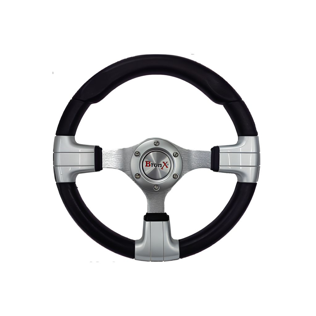 VOLANTE DEPORTIVO GRIS/NEGRO BRONX