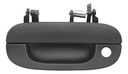 MANIJA EXTERIOR DG RAM 1500/2500/3500 94-01  CON HOYO PARA LLAVE CORRUGADA PLASTICO HUSHAN Izquierdo Delantera  