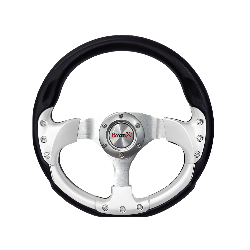 VOLANTE DEPORTIVO BLANCO BRONX
