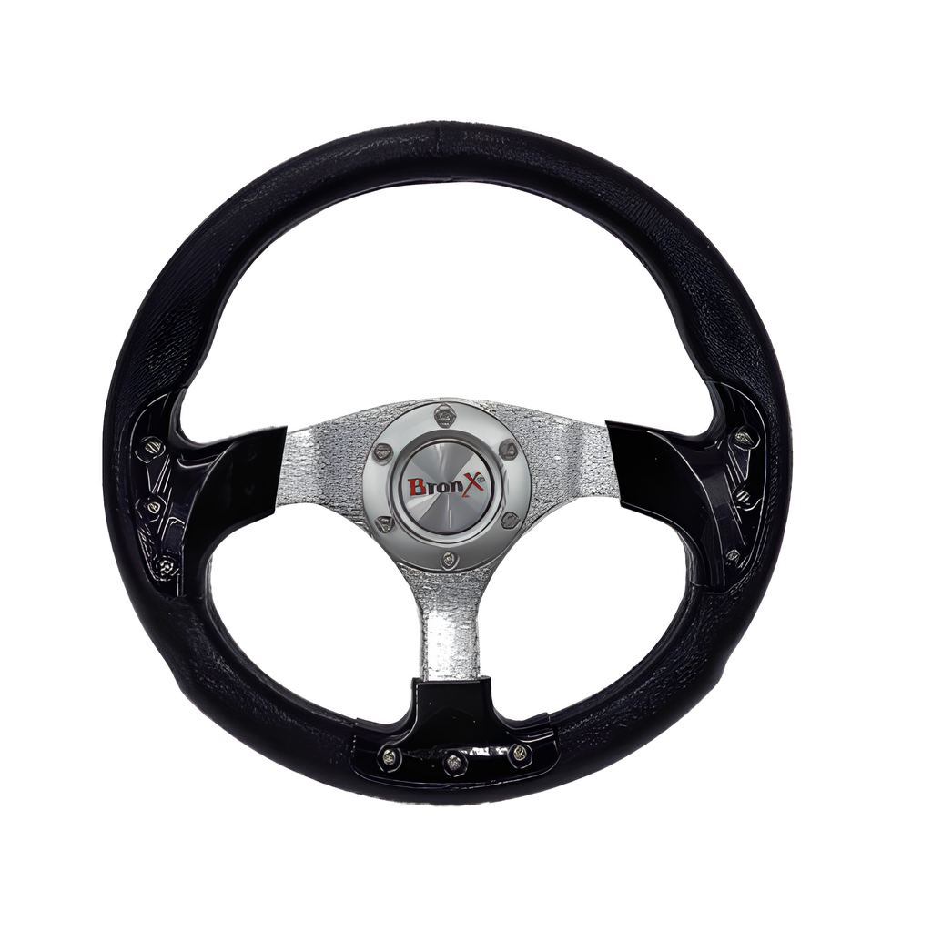 VOLANTE DEPORTIVO NEGRO BRONX