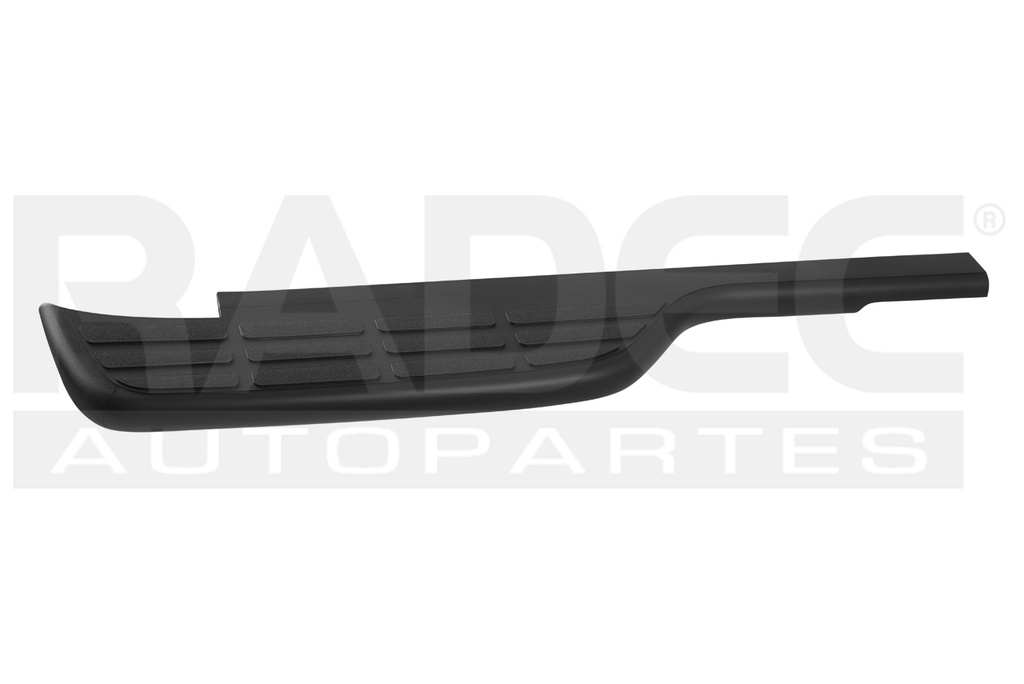 MOLDURA DEFENSA TRASERA CV SILVERADO 99-06 NEGRA 1500/2500 V6/V8 6/8 CILINDROS 4.8/5.3L 2/4 PUERTAS IZQ