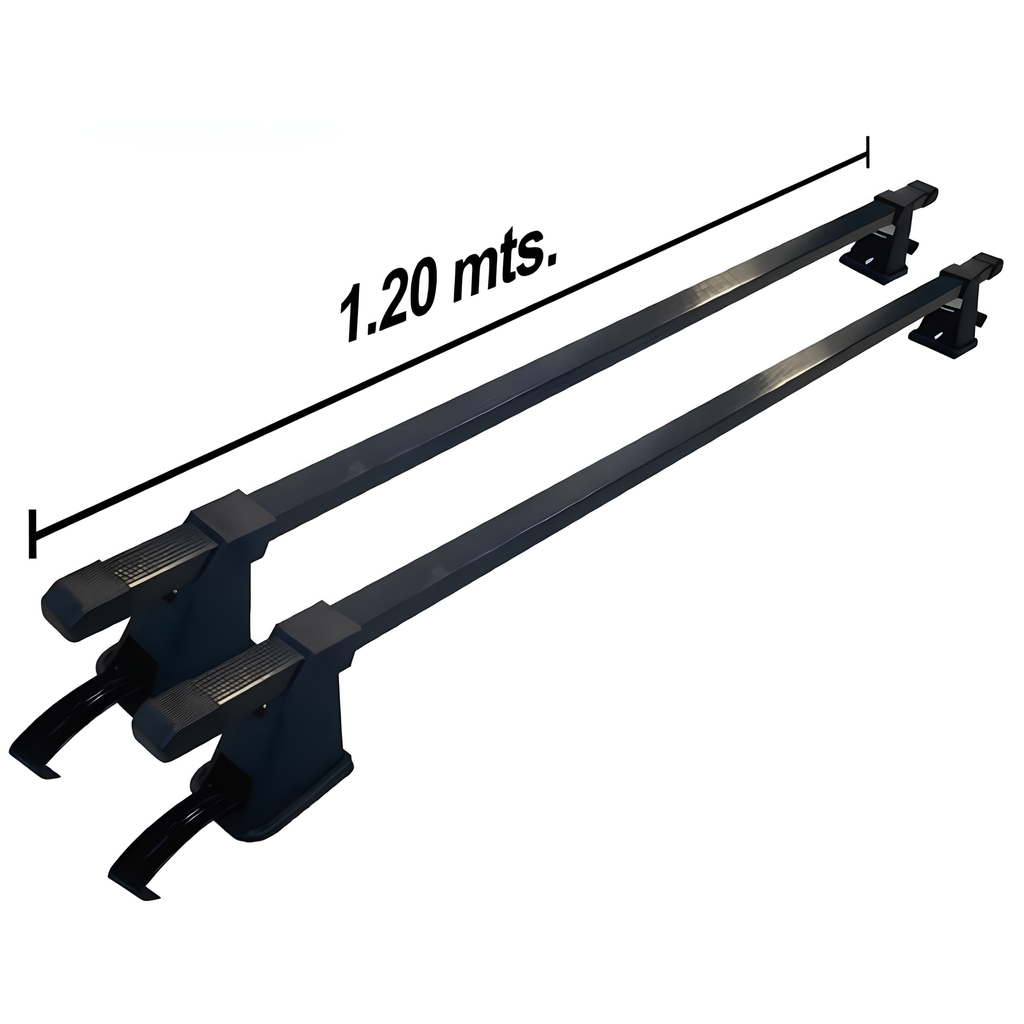 BARRA PORTAEQUIPAJE NEGRAS PARA TOLDO120CM