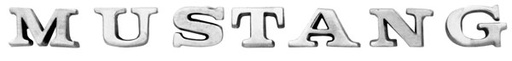 [EMB-0835-03] EMBLEMA LETRAS MUSTANG METAL