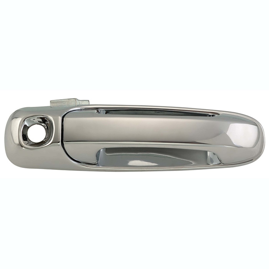 MANIJA EXTERIOR DG RAM 1500/2500/3500 02-08/DAKOTA 05-12  MT RAIDER 06-09  CON HOYO PARA LLAVE CROMADA PLASTICO HUSHAN Derecho Delantera  