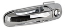 MANIJA EXTERIOR DG RAM 1500/2500/3500 02-08/DAKOTA 05-12  MT RAIDER 06-09  CON HOYO PARA LLAVE CROMADA PLASTICO HUSHAN Izquierdo Delantera  