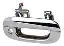 MANIJA EXTERIOR DG RAM 1500/2500/3500 94-01  CON HOYO PARA LLAVE CROMADA PLASTICO HUSHAN Derecho Delantera  