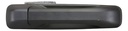 MANIJA EXTERIOR DG RAM 1500/2500/3500 09-18  SIN HOYO PARA LLAVE CORRUGADA NEGRA PLASTICO HUSHAN Derecho Delantera/Trasera  