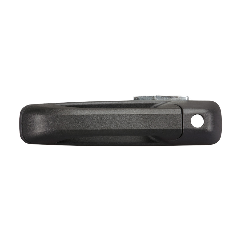 MANIJA EXTERIOR DG RAM 1500/2500/3500 09-18  CON HOYO PARA LLAVE CORRUGADA NEGRA HUSHAN Izquierdo Delantera  