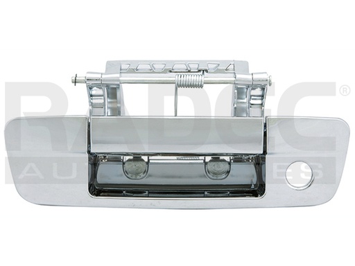 MANIJA DE TAPA DG RAM 1500/2500 09-12  CON HOYO PARA LLAVE Y SIN HOYO PARA CAMARA CROMO PLASTICO HUSHAN    