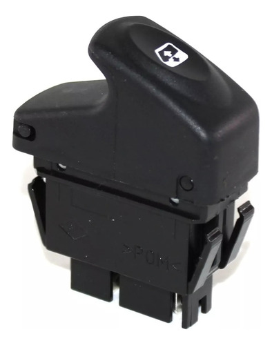 CONTROL ELECTRICO RN CLIO 02-10 RN KANGOO 04-18 NS PLATINA 02-10 NS APRIO 08-10 RN SANDERO 07-15 DE ELEVADOR 6 PINS 1 TECLA NEGRO MANIJAUTO
