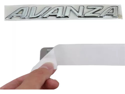 LETRAS TY AVANZA 07-15 CROMO 21.5x2.3cm