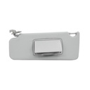 VISERA NS PLATINA RN CLIO 02-10 1 PIEZA CON ESPEJO SIN LUZ GRIS VINIPIEL BRA GENERICA TIPO ORIGINAL Izquierdo Delantera