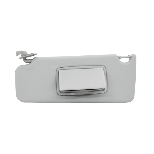 VISERA NS PLATINA RN CLIO 02-10 1 PIEZA CON ESPEJO SIN LUZ GRIS VINIPIEL BRA GENERICA TIPO ORIGINAL Izquierdo Delantera