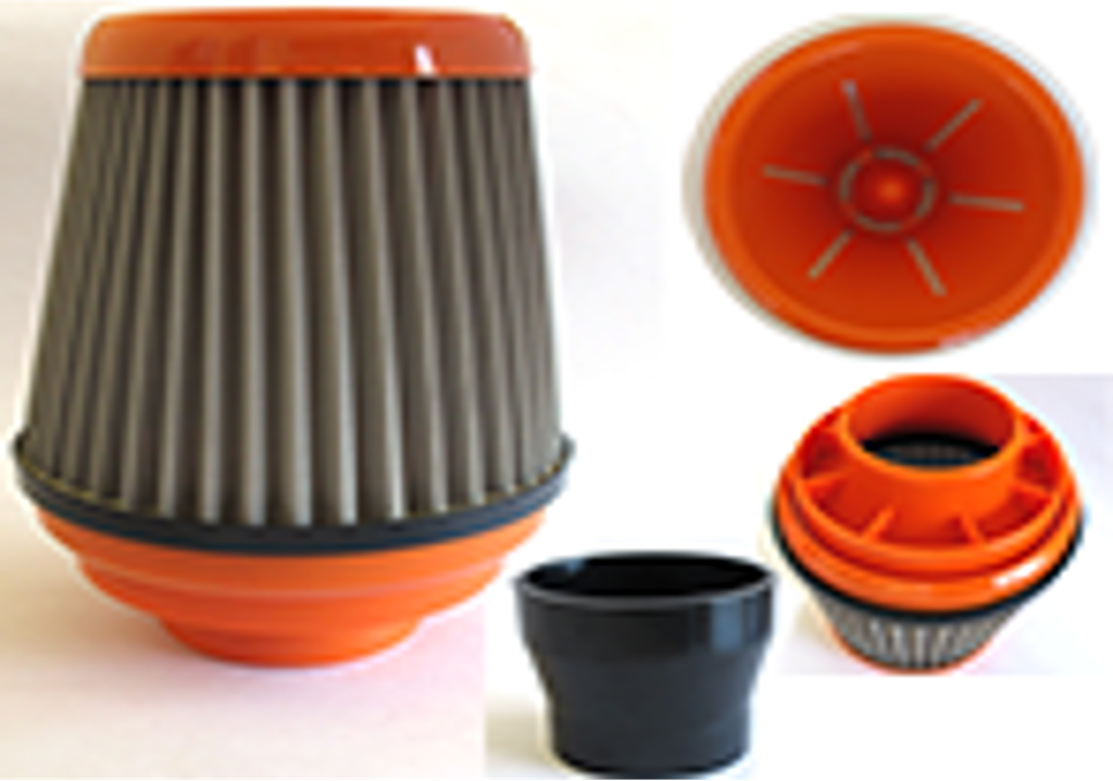 FILTRO AIRE ALTO FLUJO NARANJA