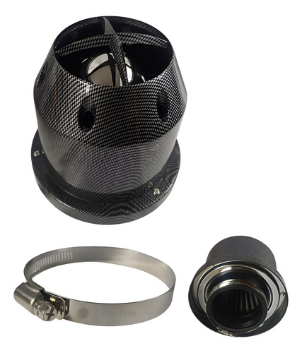 FILTRO AIRE ALTO FLUJO FIBRA CARBON