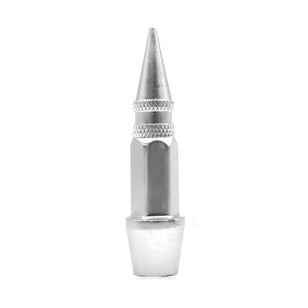 TAPON DE VALVULA BALA RIFLE CORTO 45MM PLATA