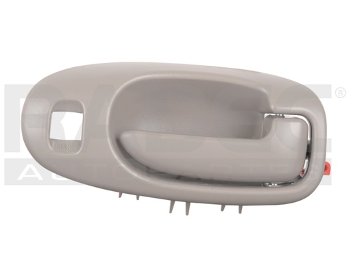 MANIJA INTERIOR DG STRATUS 4P SEDAN  CR SEBRING 4P SEDAN 01-06  CON HOYO PARA SEGURO GRIS CLARO PLASTICO HUSHAN Derecho Delantera  