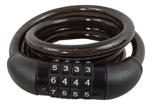 CANDADO CABLE DE ACERO CON COMBINACION MOTO