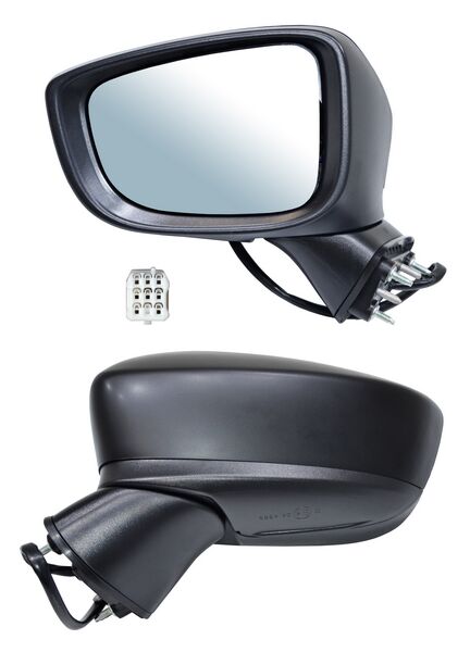 ESPEJO MAZDA 2 16-23 / YARIS R 16-20 ELECT P/PINT C/DIRECC C/DESEMP 6 PINES 240524 IZQ 28603