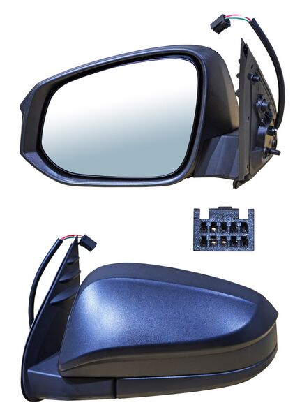 ESPEJO HILUX 16-24 ELECT POROSO 3 PINES IZQ