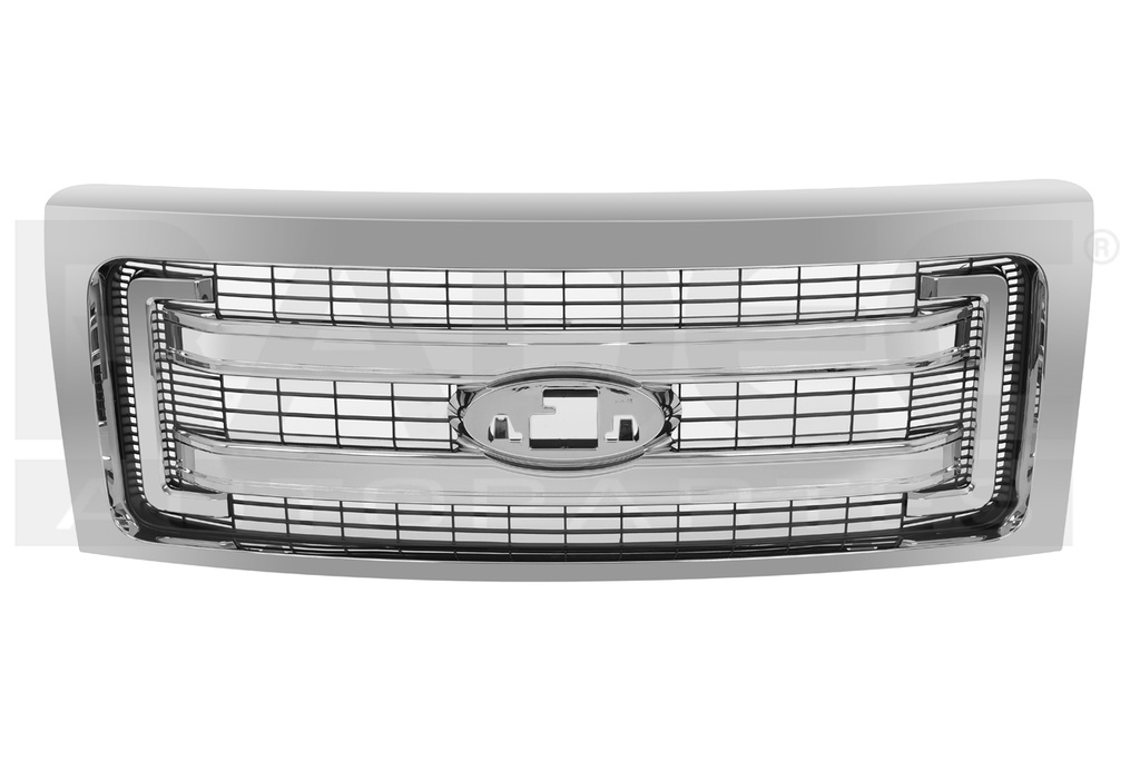 PARRILLA FD F-150 13-14 CROMADA NEGRA XLT/ECOBOOST V6/V8 6/8 CILINDROS 3.5/5.0L 2/4 PUERTAS