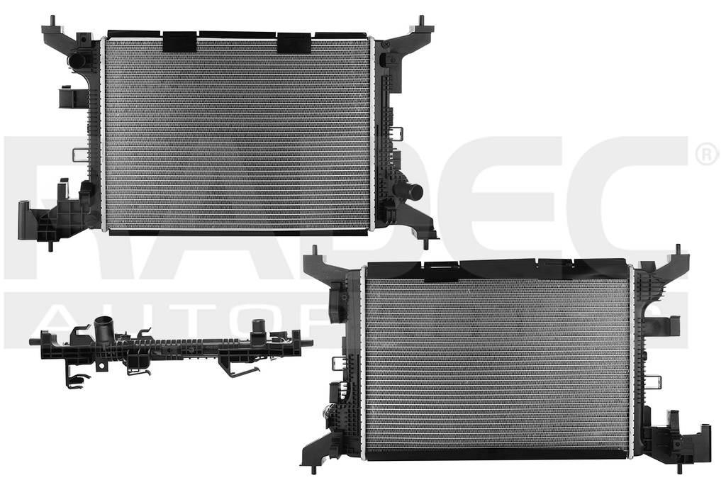 RADIADOR CV ONIX 20-24 L3 1.0, 1.3 LTS STD C/S AA 26 7/9X16 1/2X16MM ALUM SOLD POLAR