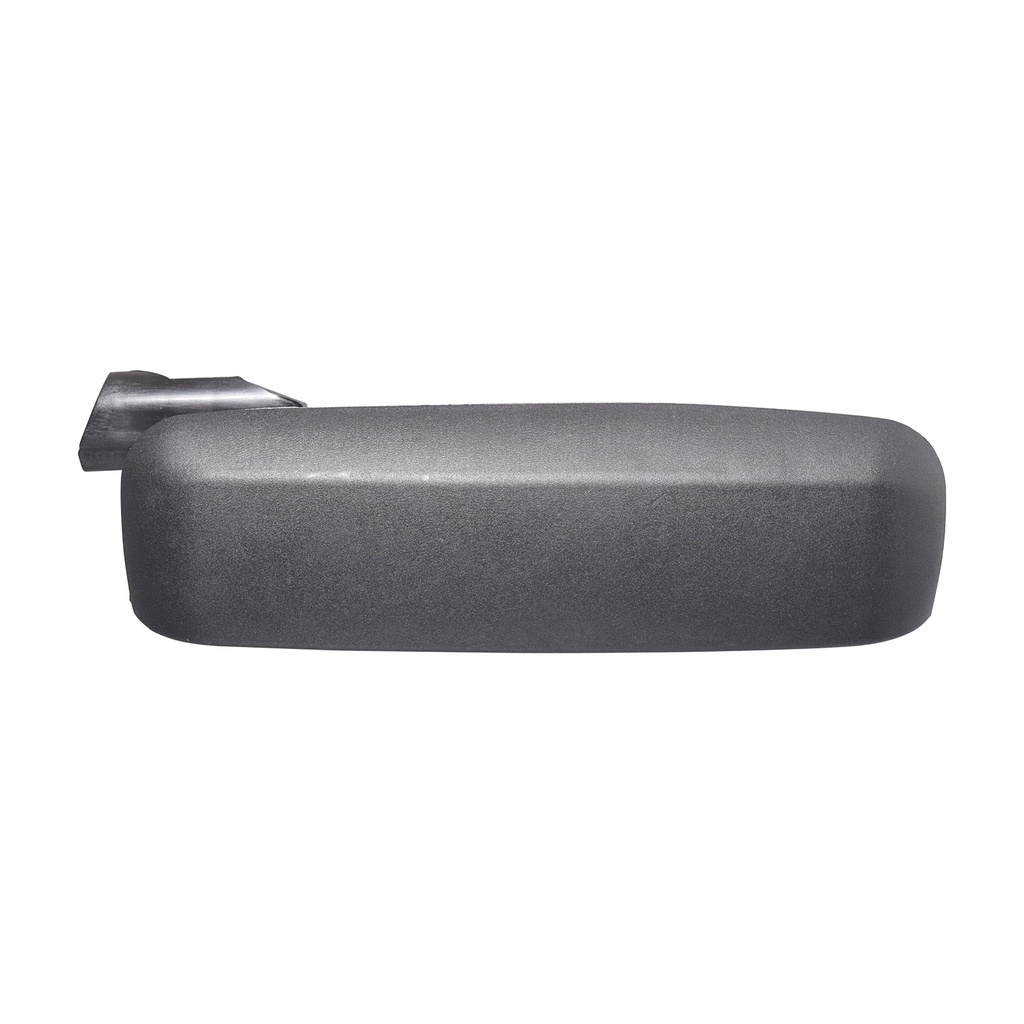 MANIJA EXTERIOR FT UNO 10-18  SIN HOYO PARA LLAVE CORRUGADA NEGRA PLASTICO HUSHAN Derecho Trasera  
