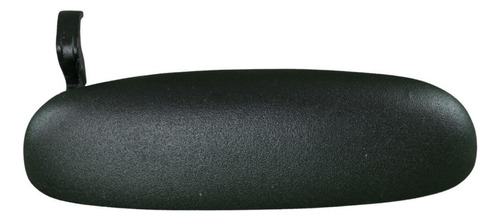 MANIJA DE TAPA FORD COURIER 01-11  DE GANCHO CORRUGADA NEGRA METAL GENERICA