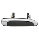 MANIJA EXTERIOR FD GRAND MARQUIS/CROWN VICTORIA 92-11  NEGRA/CROMO PLASTICO HUSHAN Derecho Trasera  