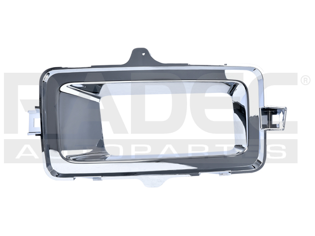 REJILLA DEFENSA DELANTERA CV SILVERADO/1500 14-15 C/HOYO P/FARO CROMADA IZQ