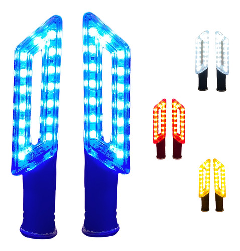 DIRECCIONAL 12V 15LED LUZ AZUL JGO