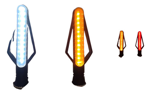 DIRECCIONAL 24LED  BLANCA+AMARILLA