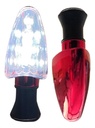 DIRECCIONAL LED BLANCA CUERPO ROJO 12V