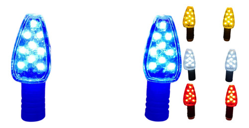 DIRECCIONAL LED JGO. 3.5" AZUL