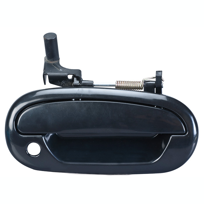 MANIJA EXTERIOR FD F-150/F-250 97-08/LOBO 97-03/EXPEDITION 97-02  CON HOYO PARA LLAVE LISA PARA PINTAR NEGRA PLASTICO HUSHAN Derecho Delantera  