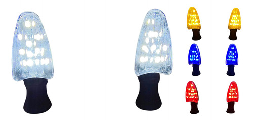 DIRECCIONAL NEGRO LED BLANCO 12V