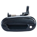 MANIJA EXTERIOR FD F-150/F-250 97-08/LOBO 97-03/EXPEDITION 97-02  CON HOYO PARA LLAVE LISA PARA PINTAR NEGRA PLASTICO HUSHAN Izquierdo Delantera  