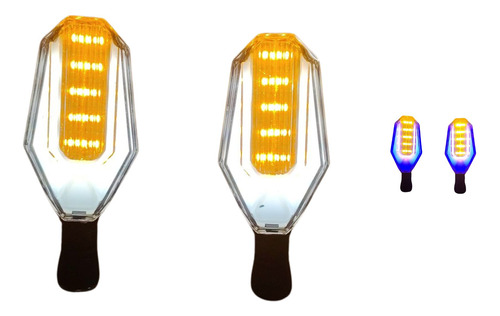 DIRECCIONAL PREMIUM LED BCO/AMARILLO ALTA INTENS.