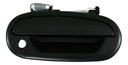 MANIJA EXTERIOR FORD F-150/F-250 1997-2008/LOBO 97-03  CON HOYO PARA LLAVE CORRUGADA NEGRA HUSHAN Derecho Delantera
