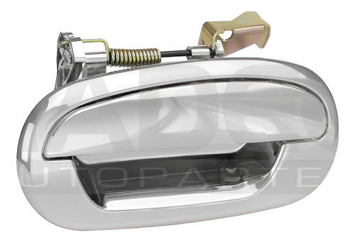 MANIJA EXTERIOR FD F-150/F-250 97-08/LOBO 97-03/EXPEDITION 97-02  LC NAVIGATOR 98-02  CROMADA PLASTICO HUSHAN Izquierdo Trasera  