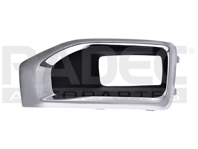 REJILLA FASCIA DELANTERA CV YUKON 15-20 C/HOYO P/FARO F/CROMADO IZQ