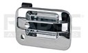 MANIJA EXTERIOR FD LOBO 04-08  LC MARK LT 06-13  CON HOYO PARA LLAVE CROMADA PLASTICO HUSHAN Derecho Delantera  