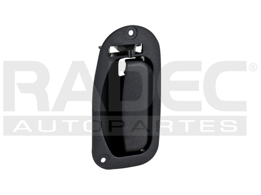 MANIJA INTERIOR FD F-150/F-250 SUPER CAB 97-08/LOBO SUPER CAB 97-03  NEGRO PLASTICO HUSHAN Izquierdo Trasera  