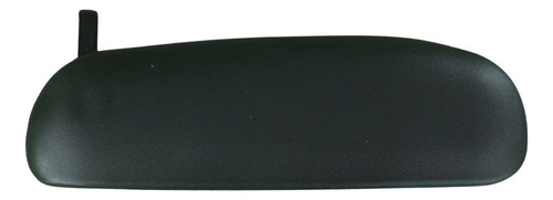 [012-1217-02] MANIJA EXTERIOR FORD KA 01-08/IKON 01-07/FIESTA 97-02/COURIER 01-12  CORRUGADA NEGRA PLASTICO HUSHAN Derecho Delantera
