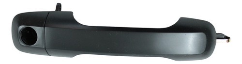 MANIJA EXTERIOR FD FIESTA 03-10/ECOSPORT 04-12/IKON SEDAN 08-12  CON HOYO LISA NEGRA PLASTICO HUSHAN Derecho Delantera  