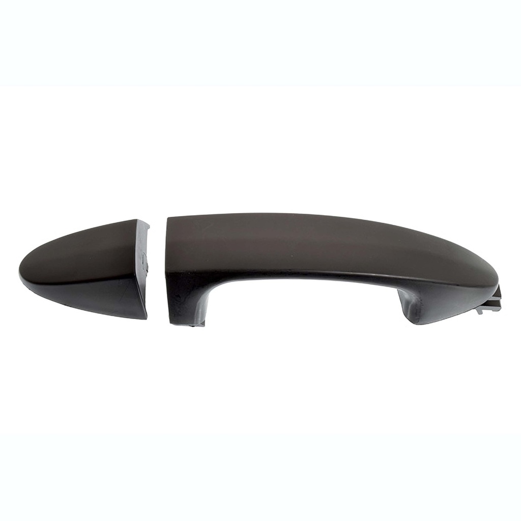 MANIJA EXTERIOR FD ECOSPORT 13-17/FIESTA 11-19  SIN HOYO PARA LLAVE LISA PARA PINTAR NEGRA PLASTICO HUSHAN Derecho/Izquierdo Delantera/Trasera  