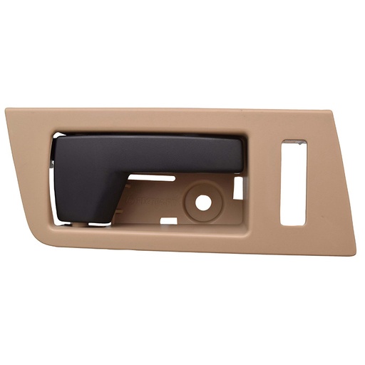 MANIJA INTERIOR FD ESCAPE 08-12/FOCUS USA TYPE  MZ TRIBUTE 08-11  CON HOYO PARA SEGURO BEIGE/NEGRO PLASTICO HUSHAN Derecho Delantera  