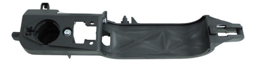 MANIJA EXTERIOR DELANTERA FD FOCUS 00-06  SOLO BASE NEGRA PLASTICO DER HUSHAN